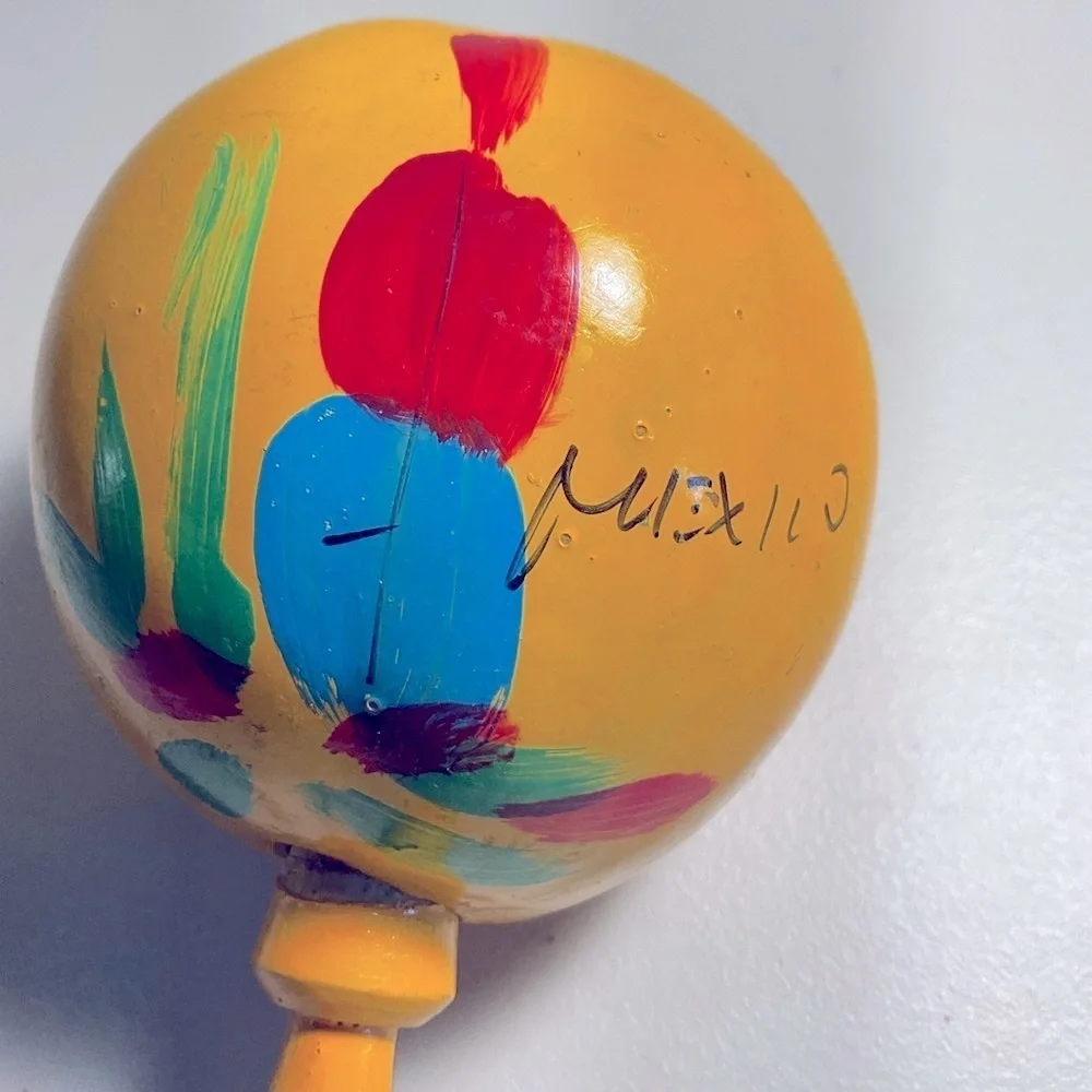 Hand-Painted Maraca - Picture 2 of 5